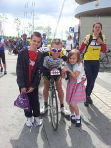Great Manchester Cycle, with my 2 super awesome kids